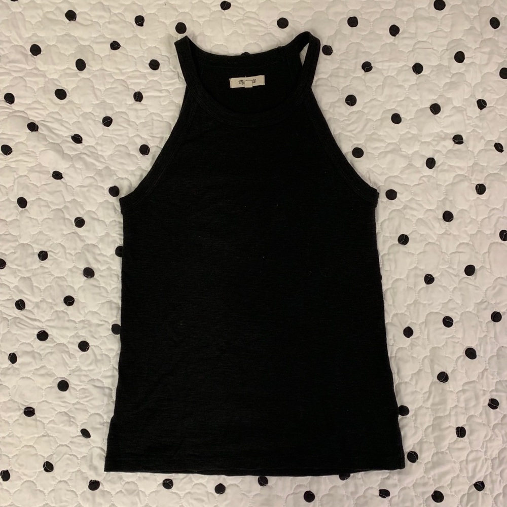 Black tank top